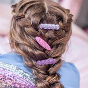 Lauren Hinkley Australia Hair Clips - Purple Sparkle Glitter