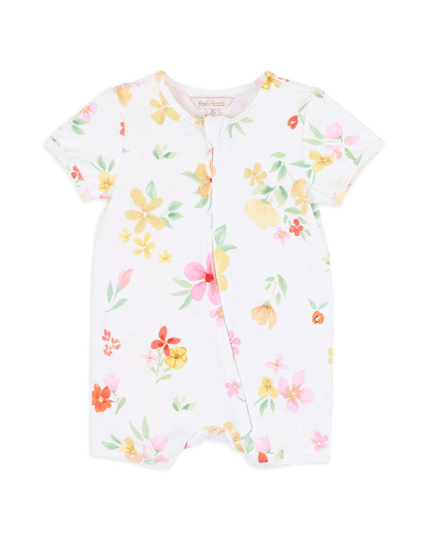 Minihaha Fox & Finch Grow Wild SS Zipsuit