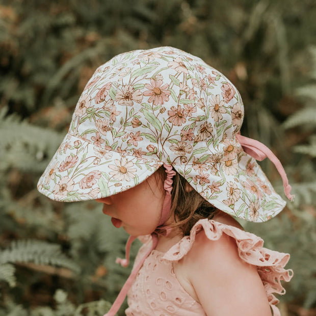 Bedhead 'Wanderer' Panelled Bucket Sun Hat - Poppy/Rosa