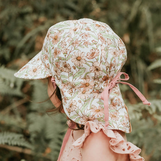 Bedhead 'Wanderer' Panelled Bucket Sun Hat - Poppy/Rosa