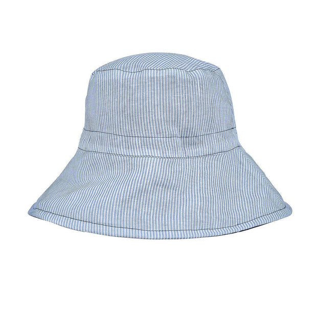 Bedhead 'Vacationer' Reversible Ladies Sun Hat - Charlie/Indigo