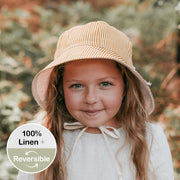 Bedhead 'Wanderer' Panelled Bucket Sun Hat - Frankie/Flax