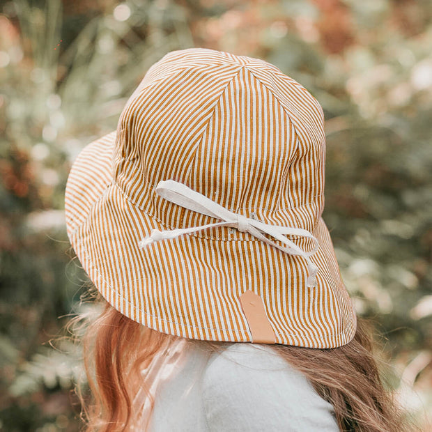 Bedhead 'Wanderer' Panelled Bucket Sun Hat - Frankie/Flax