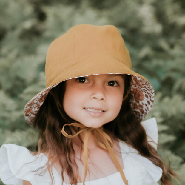 Bedhead 'Wanderer' Panelled Bucket Sun Hat - Marie/Maize