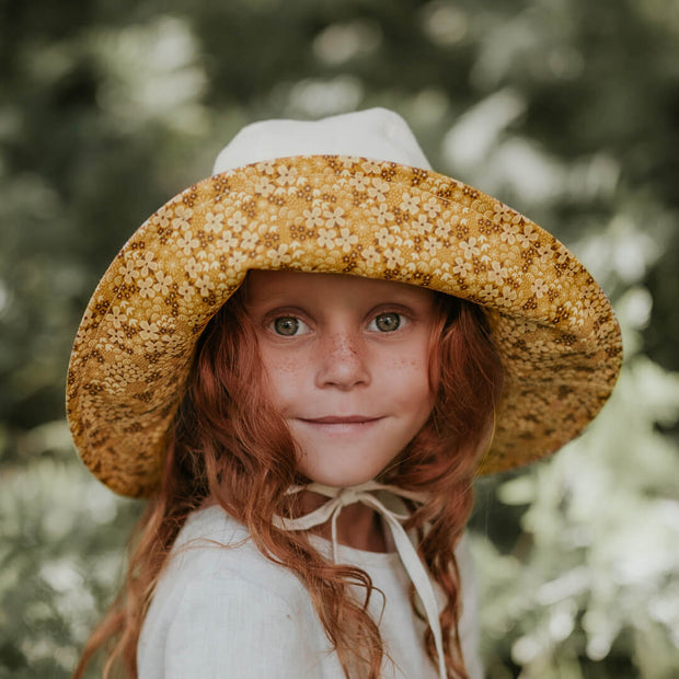 Bedhead 'Wanderer' Panelled Bucket Sun Hat - Farah/Flax