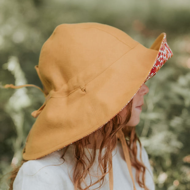 Bedhead 'Wanderer' Panelled Bucket Sun Hat - Melody/Maize