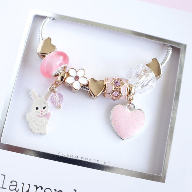 Lauren Hinkley Australia Easter Floral Dreams Bunny Charm Bracelet