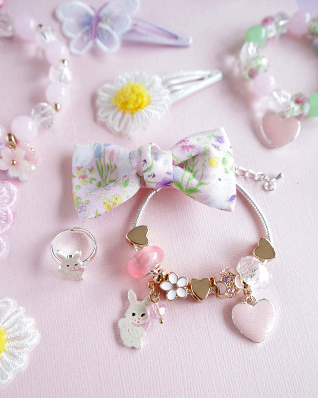 Lauren Hinkley Australia Hair Clips -Floral Dreams Fabric Bow Clips