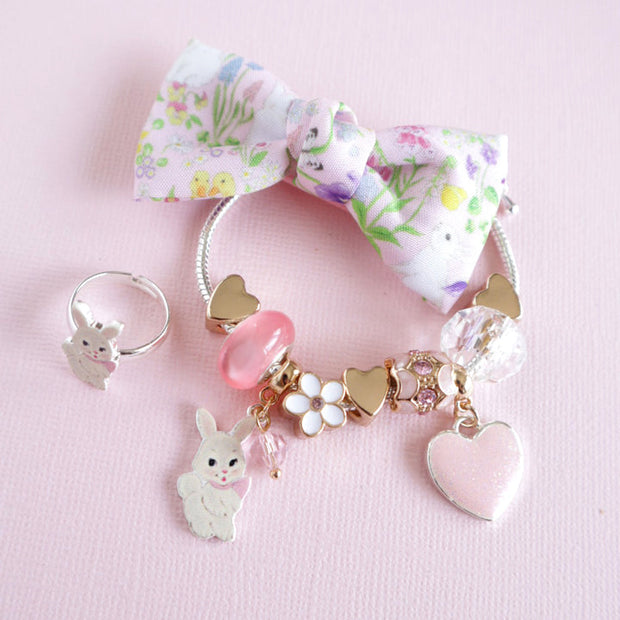 Lauren Hinkley Australia Hair Clips -Floral Dreams Fabric Bow Clips