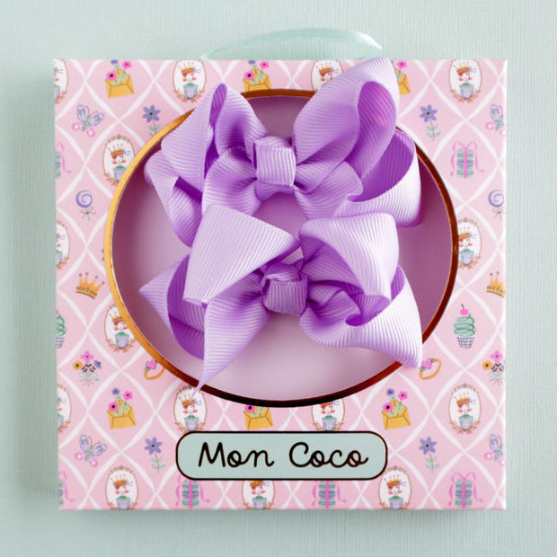 Lauren Hinkley - Mon Coco - Bows - Purple