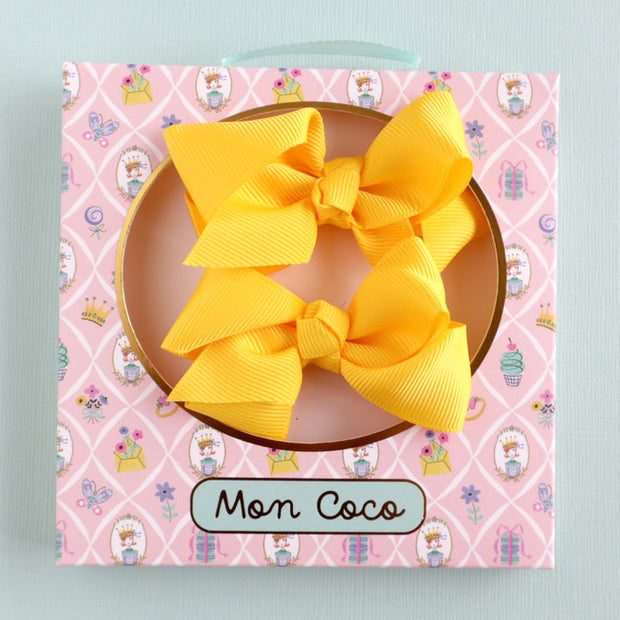 Lauren Hinkley - Mon Coco - Bows - Yellow