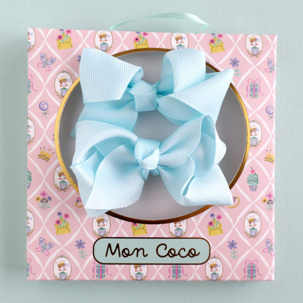 Lauren Hinkley - Mon Coco - Bows - Light Blue