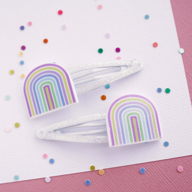 Lauren Hinkley - Mon Coco - Rainbow Hair Clips