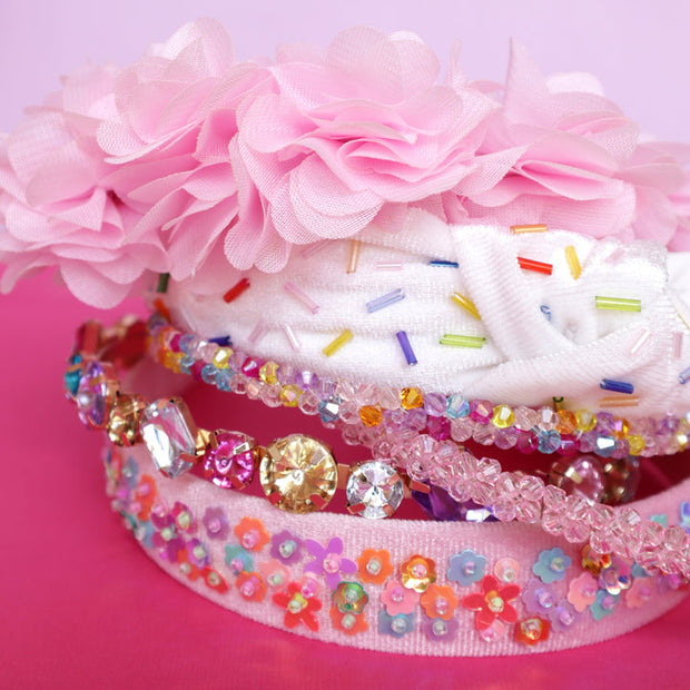 Lauren Hinkley / Mon Coco  Headband - Pink Posy