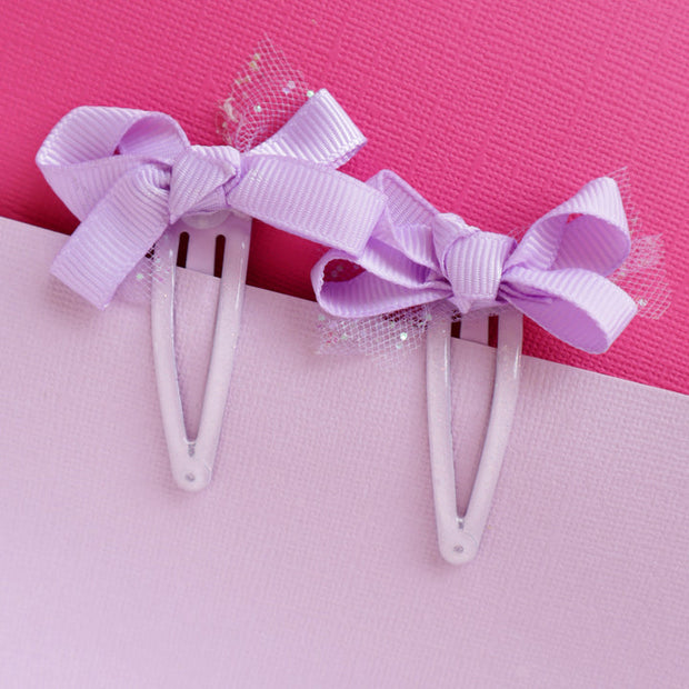 Lauren Hinkley Australia Hair Clips - Lavender Mini Grosgrain