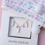 Lauren Hinkley Candy Cane Bells Necklace