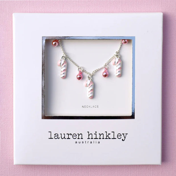 Lauren Hinkley Candy Cane Bells Necklace
