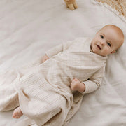 Jujo Baby Line Pointelle Shwrap - Sand
