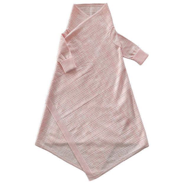 Jujo Baby Line Pointelle Shwrap -  Pink