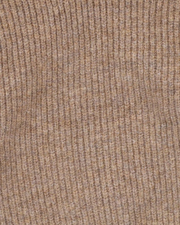 Bebe by Minihah Knitted Hooded Cardigan - Biscuit