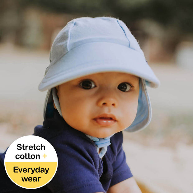 Bedhead Legionnaire Hat with Strap - Baby Blue