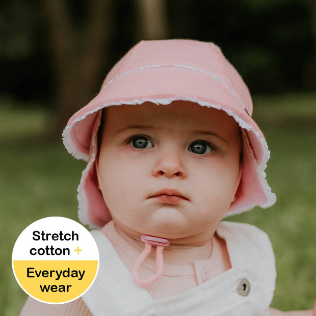 Bedhead Legionnaire Hat Ruffle Trim - Blush