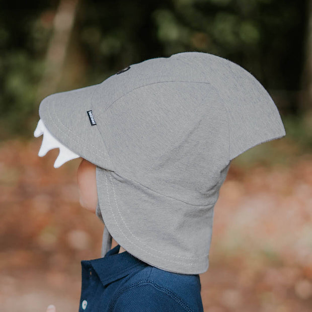 Bedhead Legionnaire Flap Sun Hat - Shark - Grey Marle