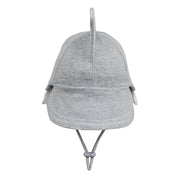 Bedhead Legionnaire Flap Sun Hat - Shark - Grey Marle