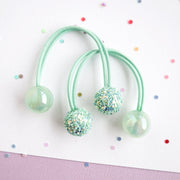 Lauren Hinkley - Mon Coco - Sparkle Gem Hair Bobbles - Mint