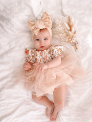A Little Lacey Millie Rose Baby Romper