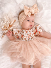 A Little Lacey Millie Rose Baby Romper