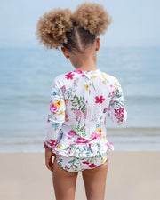 Minihaha Ivy Long Sleeve Sunsuit