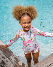 Minihaha Ivy Long Sleeve Sunsuit