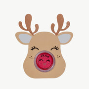 Oh Flossy Lipstick Stocking Stuffer - Rudolph Blue Ears