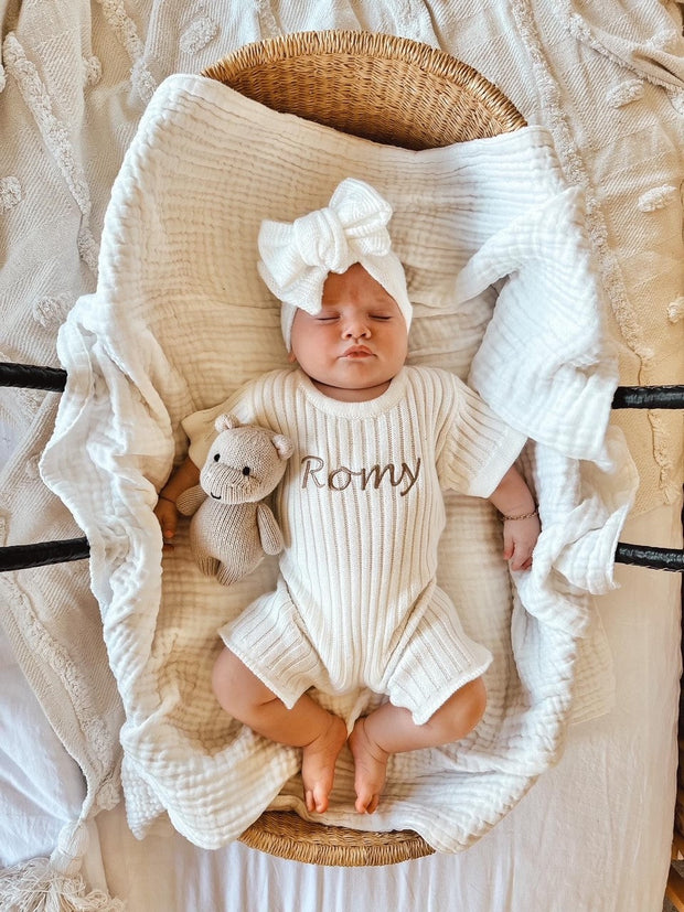 Petite & Co Ribbed Playsuit