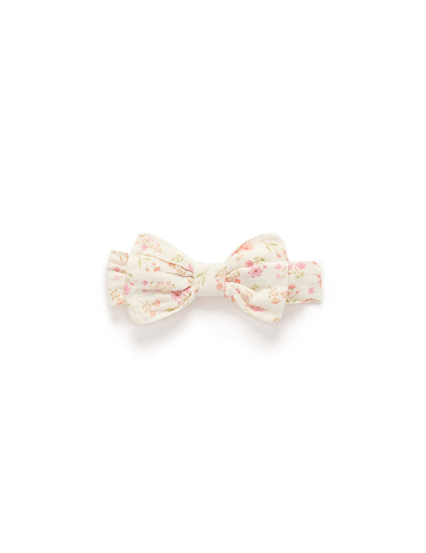 Purebaby Woven Bow Headband - Seaside Floral
