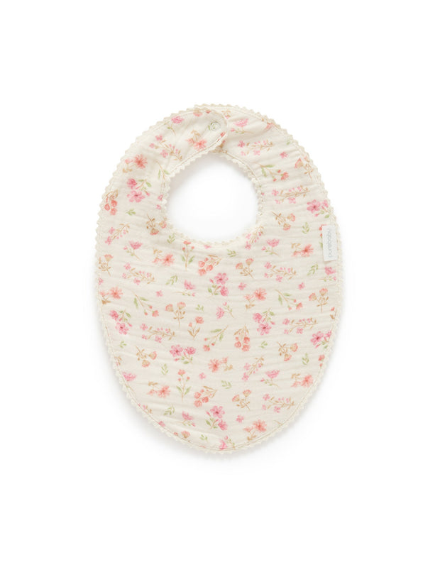 Purebaby Bib - Seaside Floral Bib