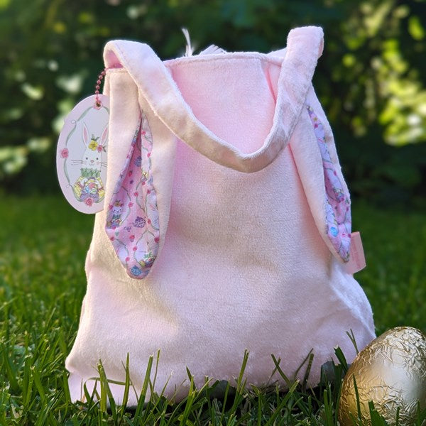 Lauren Hinkley Australia Pink Velvet Easter Egg Hunt Bunny Bag