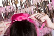 Glitter Girl Unicorn Ponytail - Pink