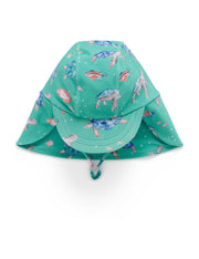 Purebaby Legionnaires Sun Hat Sea Turtles