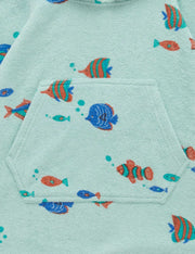 Purebaby Hooded Towel Tropical Fish Print