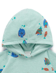 Purebaby Hooded Towel Tropical Fish Print