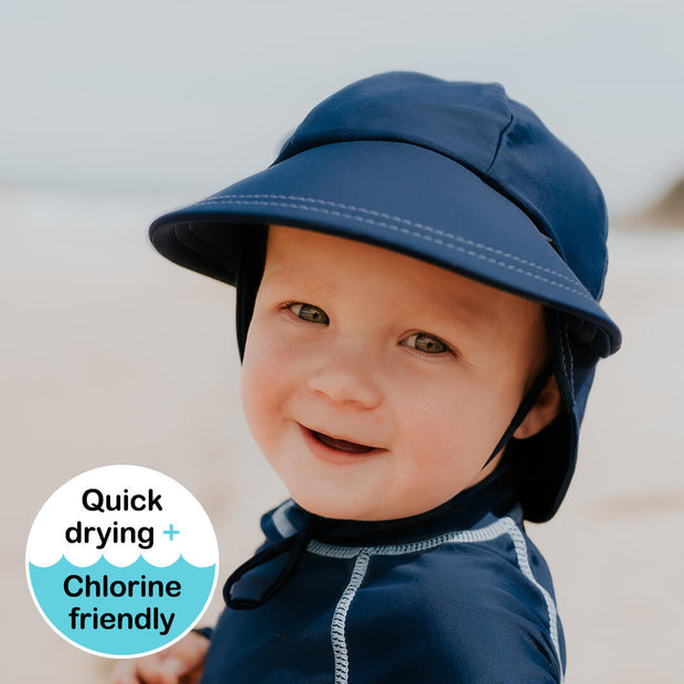 Bedhead Beach Legionnaire Flap Hat - Marine
