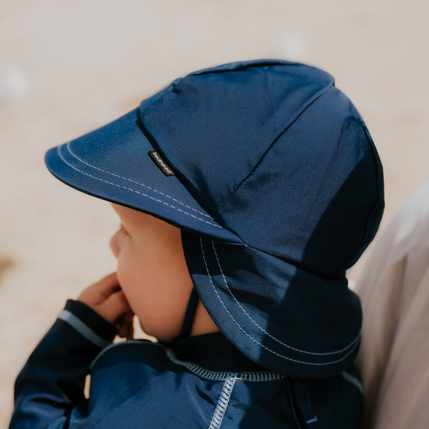 Bedhead Beach Legionnaire Flap Hat - Marine