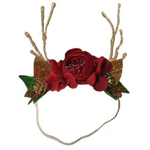 ArchNOllie Woodlands - Reindeer Blossom Elastic Headband