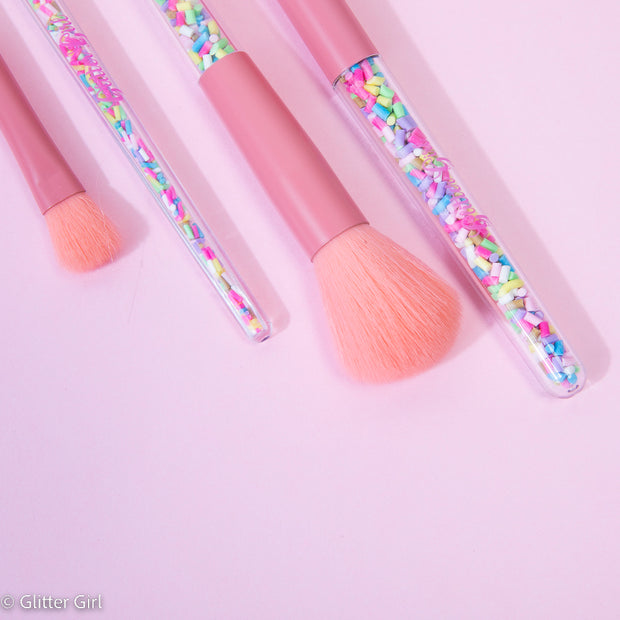 Glitter Girl The Original Unicorn Sprinkle Makeup Brush Set