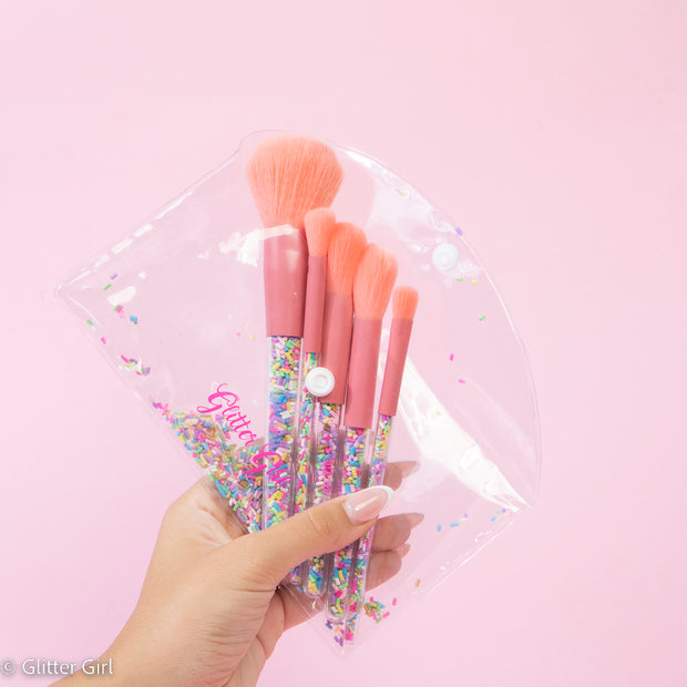 Glitter Girl The Original Unicorn Sprinkle Makeup Brush Set