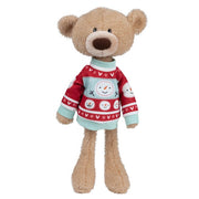Gund Bear - Toothpick Sleigh With Christmas Sweater - 38cm