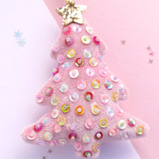 Lauren Hinkley Pink Sequin Christmas Tree Decoration