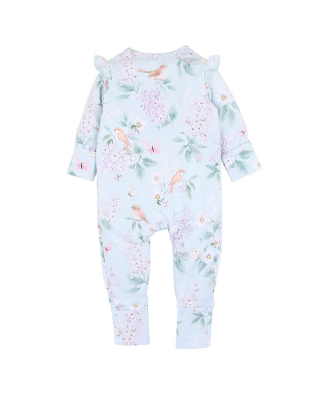 Bébé by Minihaha – Madelyn Print LS Zip Romper